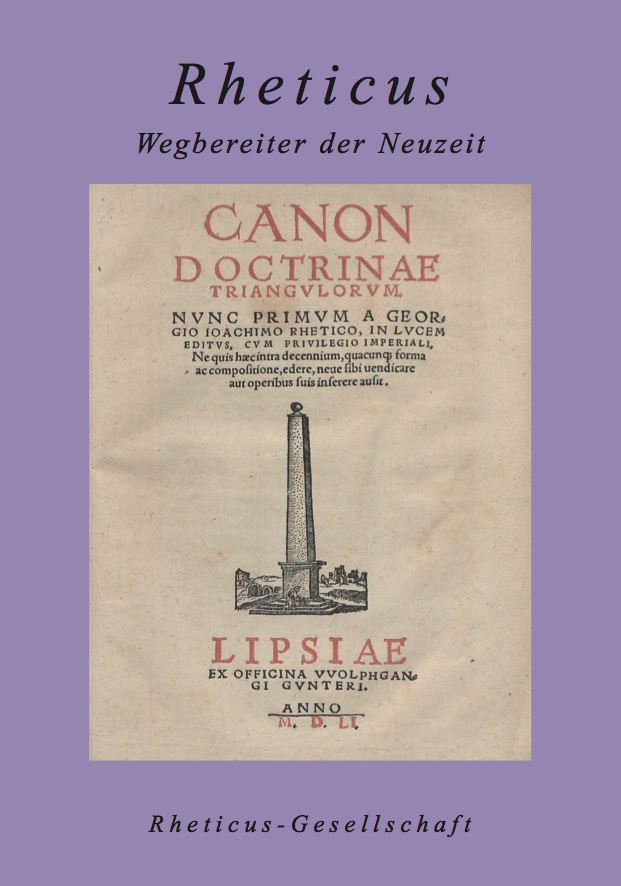 Rheticus Gesellschaft Buch über Joachim Rheticus